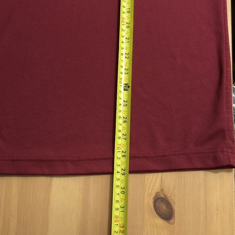 Washington Football Team NFL Long Sleeve Burgandy Dri Fit Shirt Size XL Burgundy